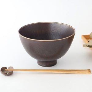 [UTSUWABI Special Order] Donburi Bowl Bronze L | Mino Ware