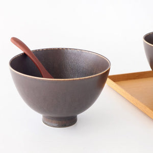 [UTSUWABI Special Order] Donburi Bowl Bronze L | Mino Ware