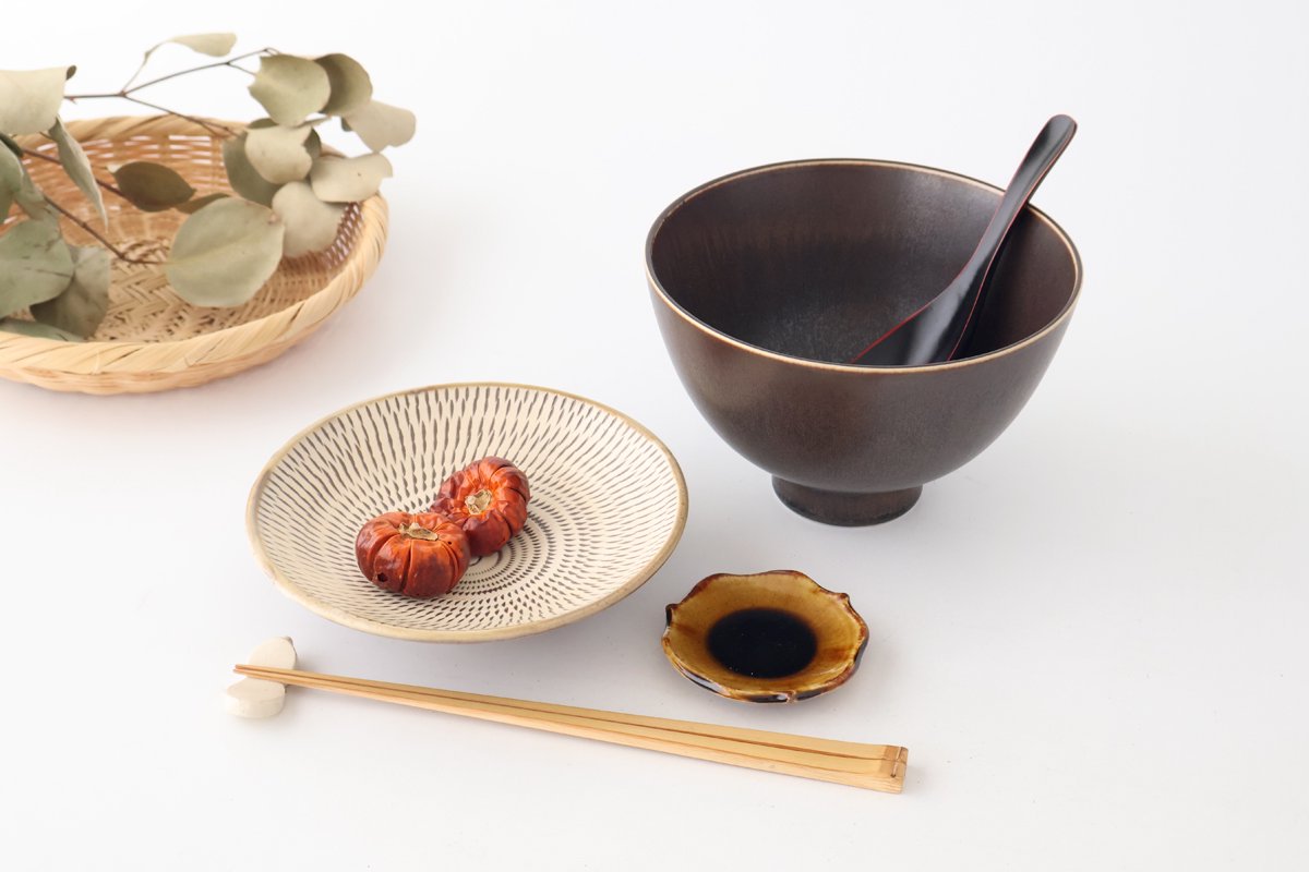 [UTSUWABI Special Order] Donburi Bowl Bronze L | Mino Ware