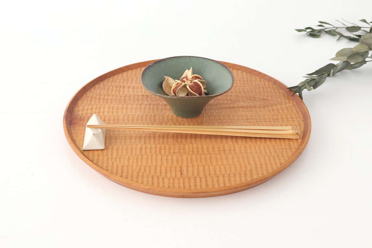 kei Morning Glory-shaped Small Bowl Green | Kobachi Mino Ware