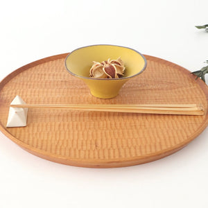 kei Morning Glory-shaped Small Bowl Mustard | Kobachi Mino Ware