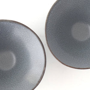 kei Morning Glory-shaped Small Bowl Gray | Kobachi Mino Ware