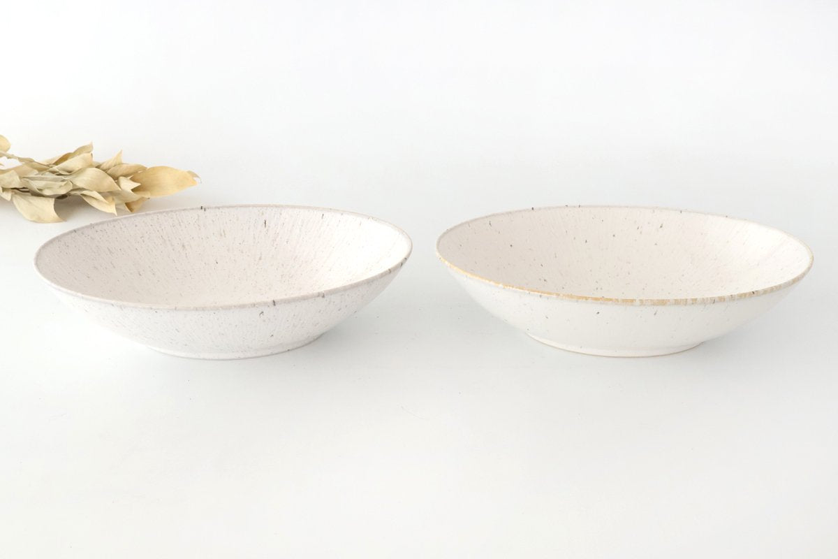 Oval Bowl  White 25cm/9.8in | Serving Bowl Mino Ware