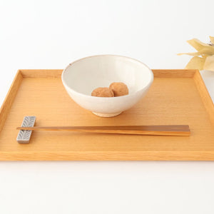 Rough Clay Rice Bowl White | Mino Ware