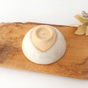 Rough Clay Rice Bowl White | Mino Ware