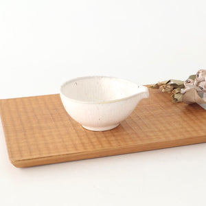 Small Bowl Fig-shape White 9cm/3.5in | Kobachi Mino Ware