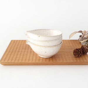 Small Bowl Fig-shape White 9cm/3.5in | Kobachi Mino Ware