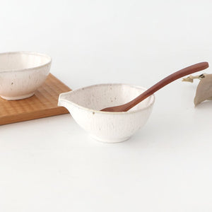 Small Bowl Fig-shape White 9cm/3.5in | Kobachi Mino Ware