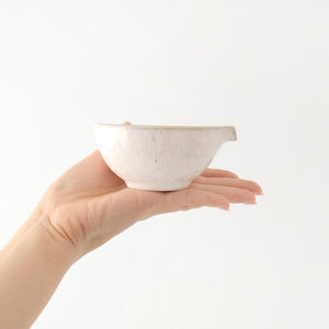 Small Bowl Fig-shape White 9cm/3.5in | Kobachi Mino Ware