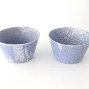 Round Bowl Blue Kairagi 13.5cm/ 5.3in | Kobachi Mino ware