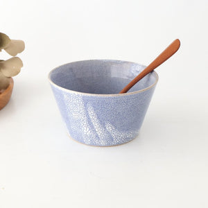 Round Bowl Blue Kairagi 13.5cm/ 5.3in | Kobachi Mino ware