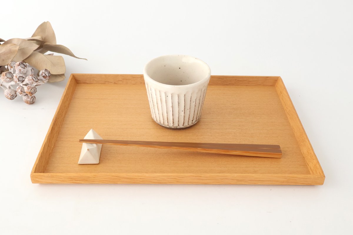 Soba Choko Shaved White | Free Cup Mino Ware