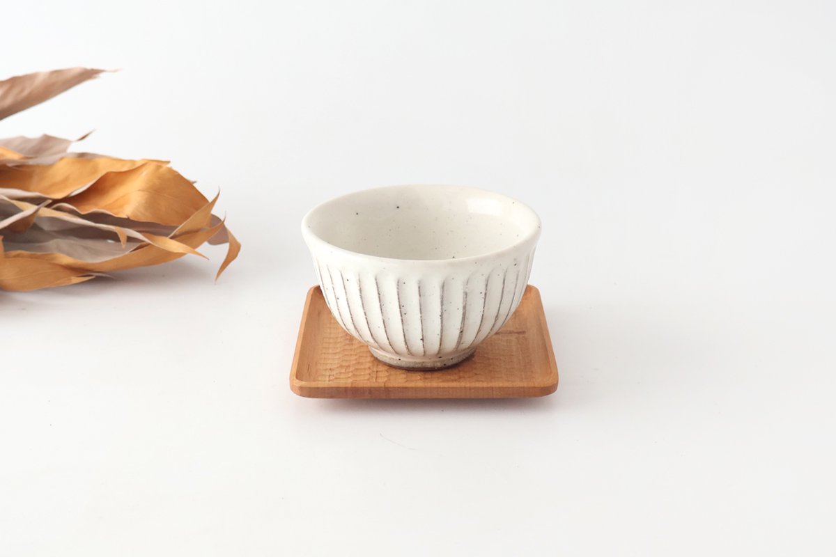 Japanese Cup For Sencha White-shaving | Yunomi Mino Ware