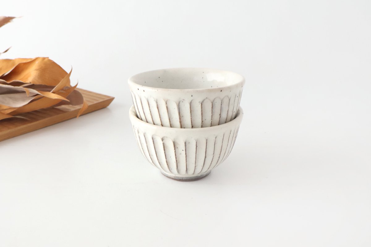 Japanese Cup For Sencha White-shaving | Yunomi Mino Ware