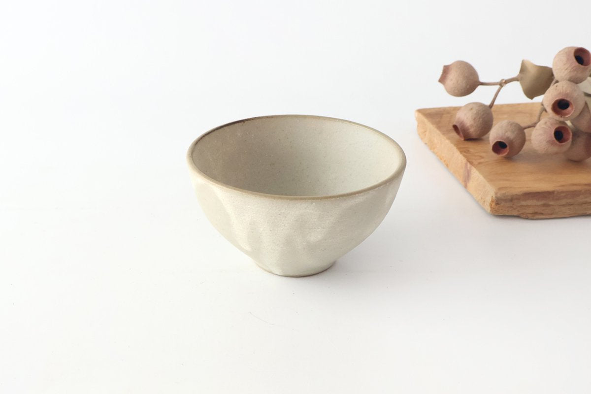 [Uchiru special order]Rice Bowl Matte Gray L | Mino Ware