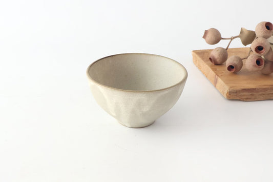 [Uchiru special order]Rice Bowl Matte Gray L | Mino Ware