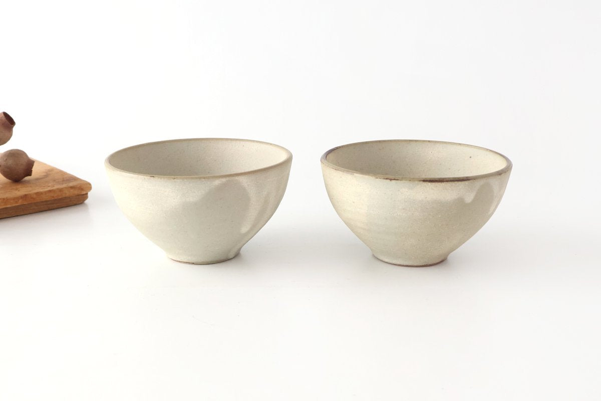 [Uchiru special order]Rice Bowl Matte Gray L | Mino Ware