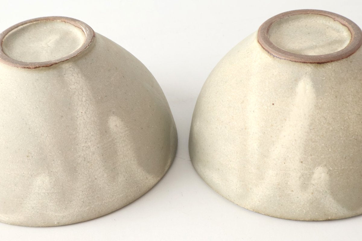 [Uchiru special order]Rice Bowl Matte Gray L | Mino Ware