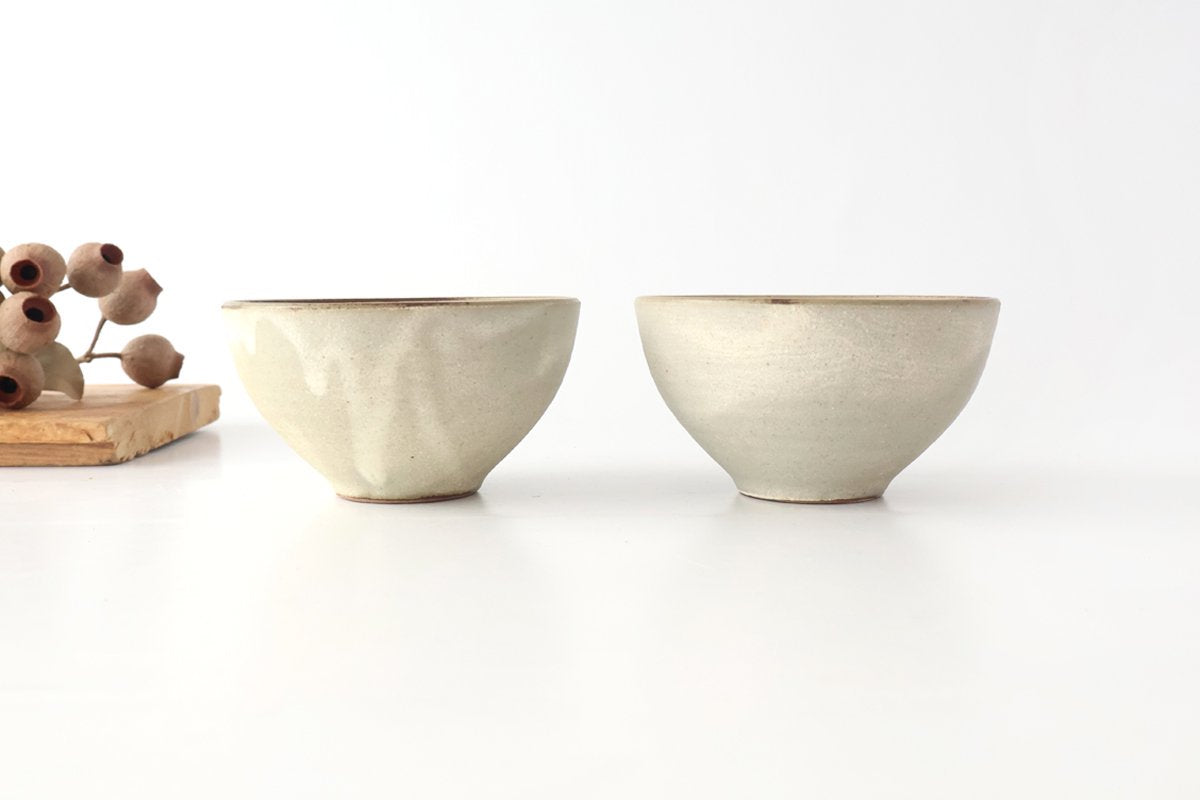 [Uchiru special order]Rice Bowl Matte Gray L | Mino Ware