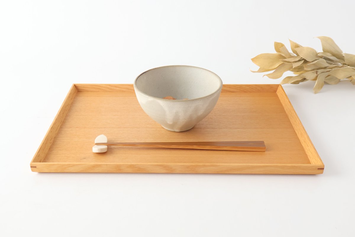 [Uchiru special order]Rice Bowl Matte Gray L | Mino Ware