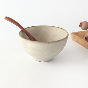 [Uchiru special order]Rice Bowl Matte Gray L | Mino Ware