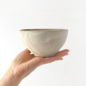 [Uchiru special order]Rice Bowl Matte Gray L | Mino Ware