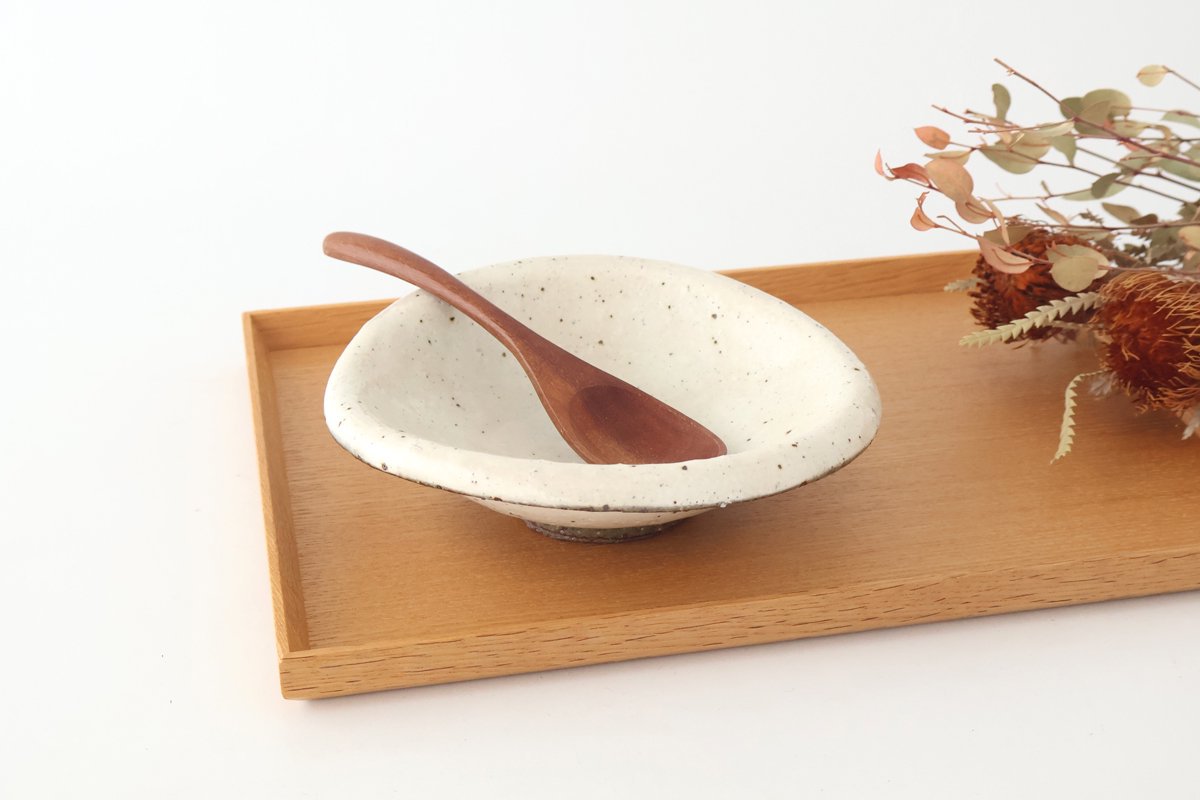 Serving Bowl White Kohiki | Mino Ware