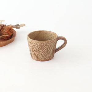 Mini Mug Shaved Brown｜Mino Ware