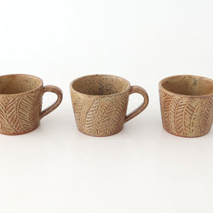 Mini Mug Shaved Brown｜Mino Ware