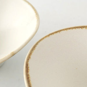 Small Bowl Morning Glory-shape White | Kobachi Mino Ware