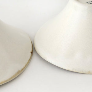 Small Bowl Morning Glory-shape White | Kobachi Mino Ware