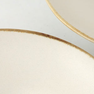 Morning Glory-shaped Bowl White | Serving Bowl Mino Ware