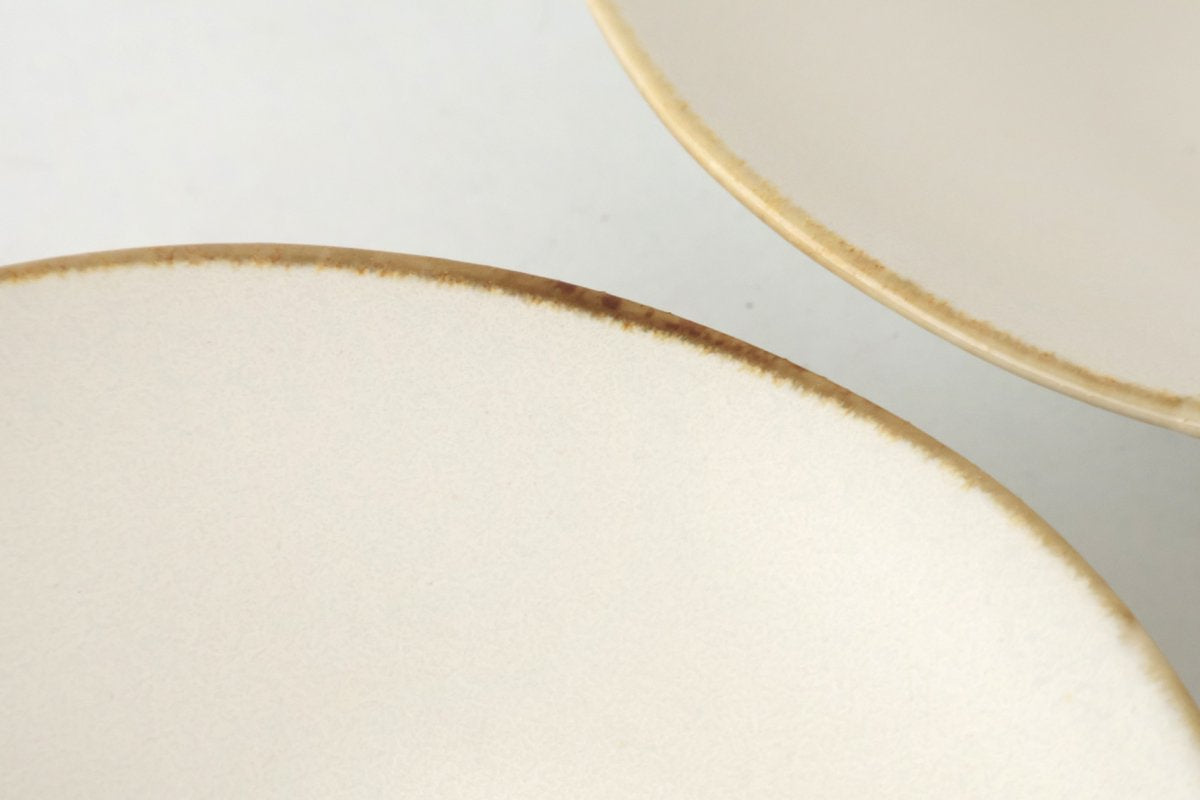 Morning Glory-shaped Bowl White | Serving Bowl Mino Ware