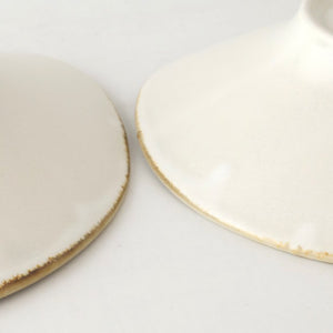 Morning Glory-shaped Bowl White | Serving Bowl Mino Ware