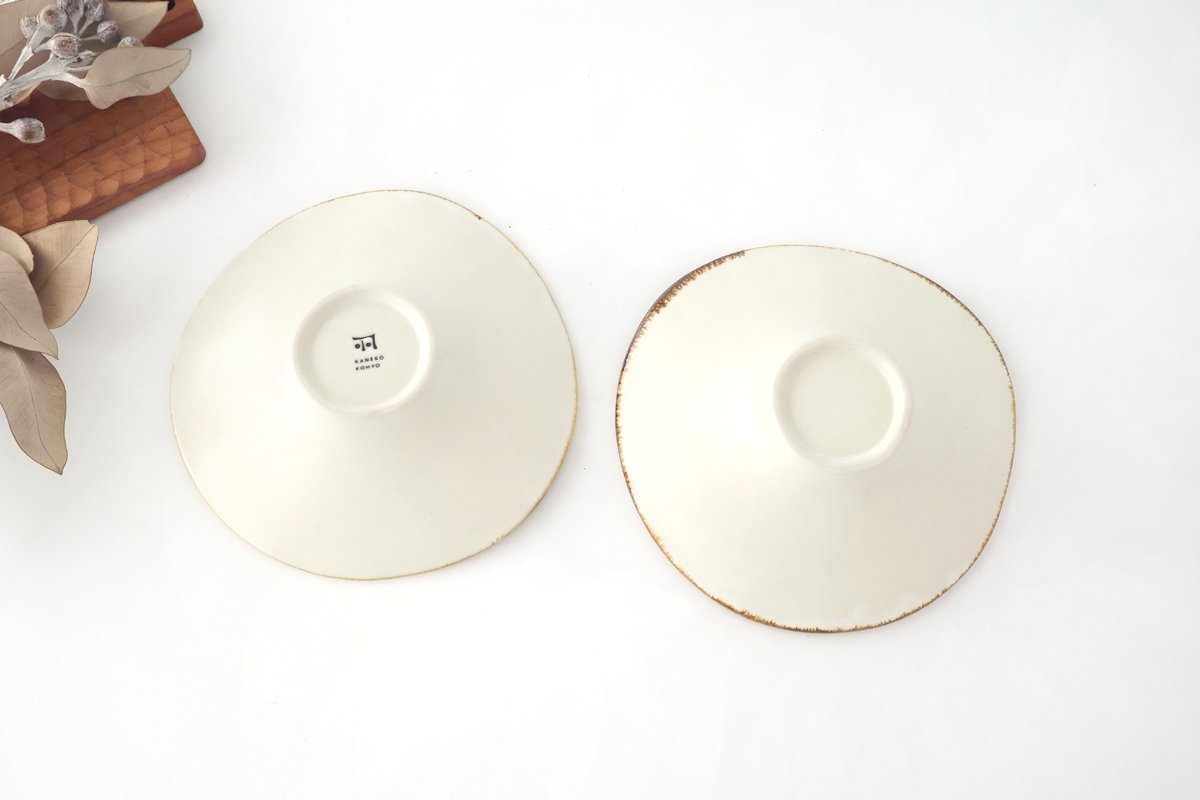 Morning Glory-shaped Bowl White | Serving Bowl Mino Ware