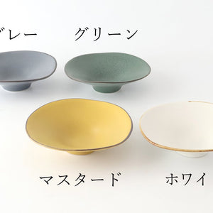 Morning Glory-shaped Bowl White | Serving Bowl Mino Ware