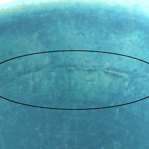 Katakuchi Small Bowl Turquoise Blue | Shigaraki Ware