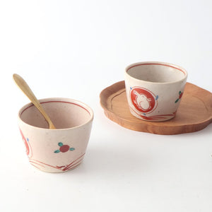 Zoho Kiln Soba Choko Red Rabitt | Free Cup Mino Ware