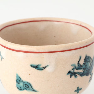 Zoho Kiln Footed Mug Green Dragon | Mino Ware