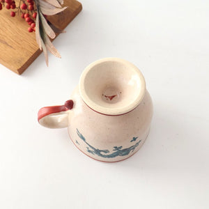 Zoho Kiln Footed Mug Green Dragon | Mino Ware