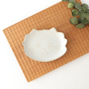 sen TWIN CATS plate White | Hasami Ware