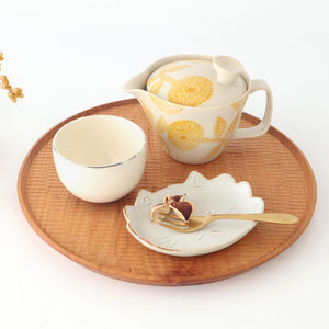 sen TWIN CATS plate White | Hasami Ware