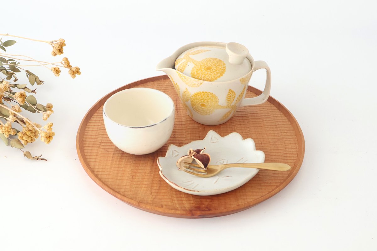 sen TWIN CATS plate White | Hasami Ware