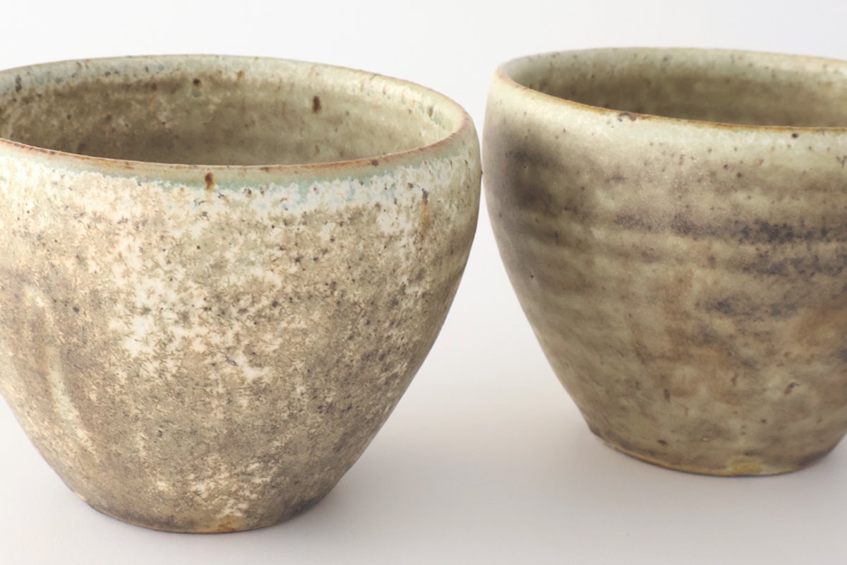 Small Cup Green | Yunomi Shigaraki ware