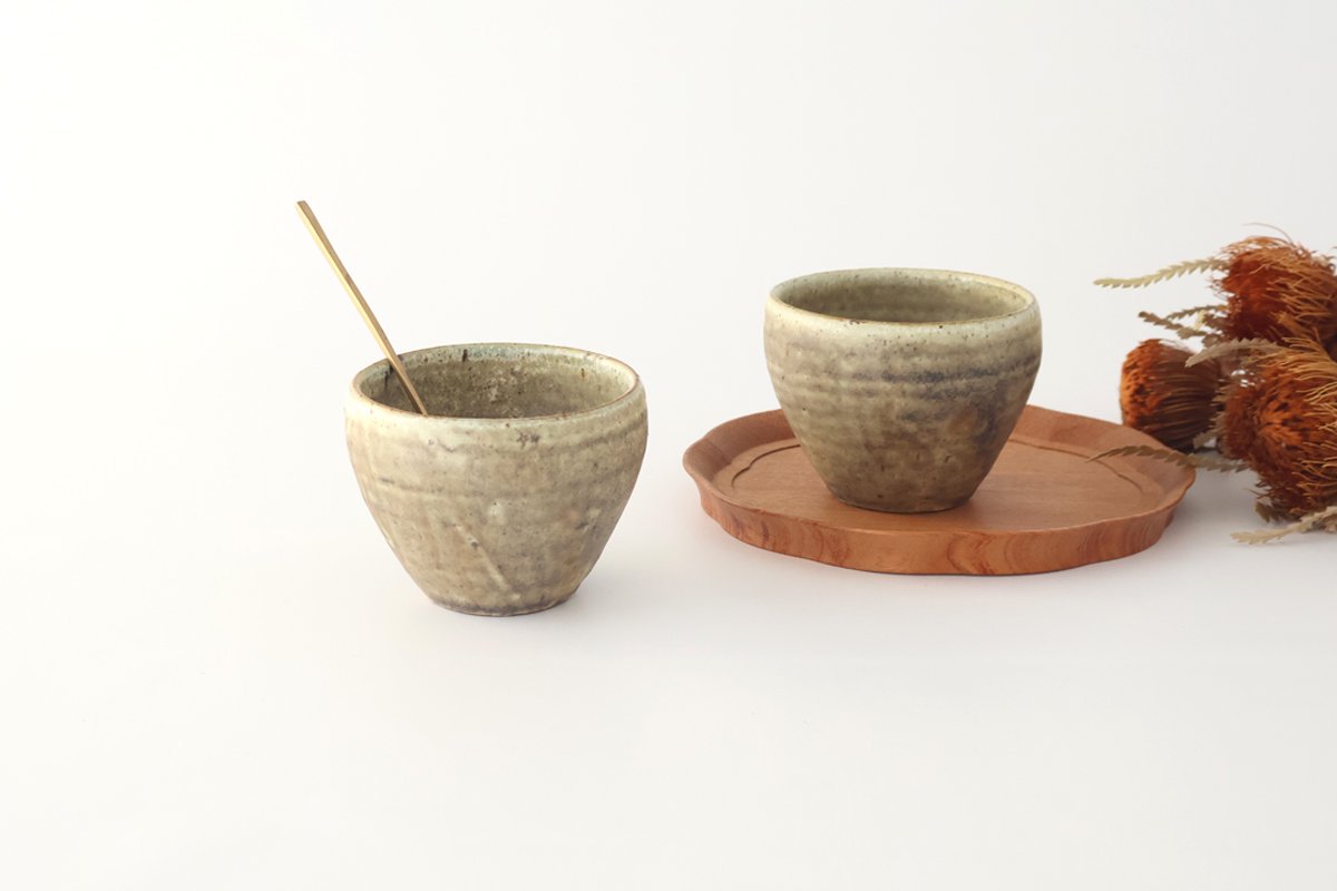 Small Cup Green | Yunomi Shigaraki ware