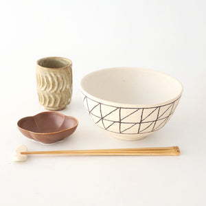 tomaru Donburi Bowl Square | Shigaraki Ware