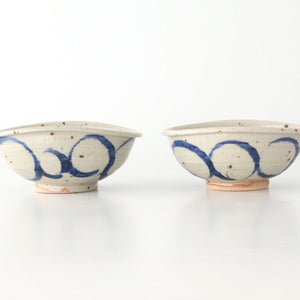 Small Bowl Blue Round Pattern | Kobachi Mino Ware