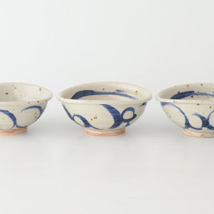 Small Bowl Blue Round Pattern | Kobachi Mino Ware