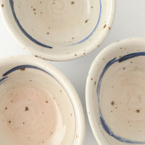 Small Bowl Blue Round Pattern | Kobachi Mino Ware