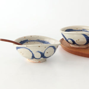 Small Bowl Blue Round Pattern | Kobachi Mino Ware